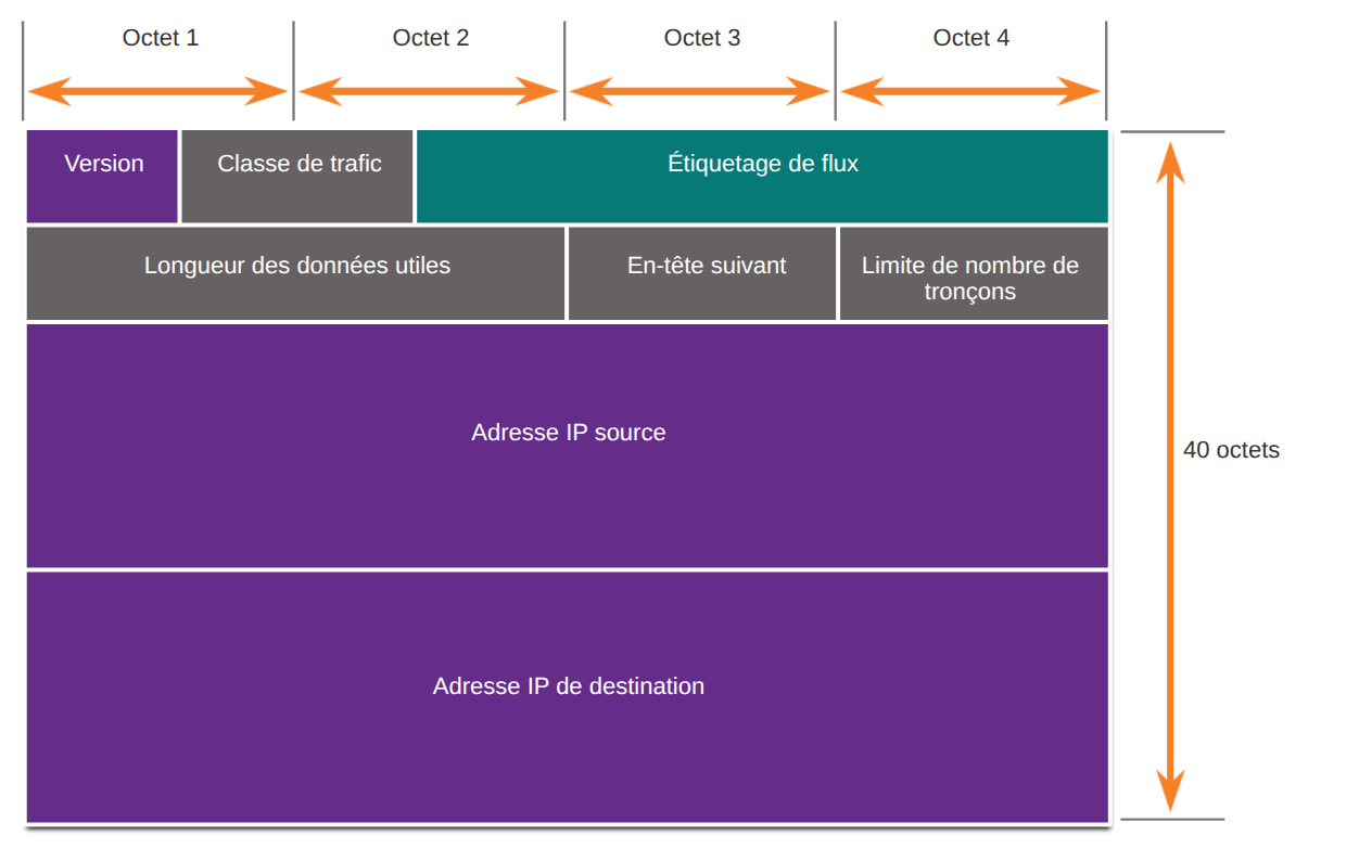 Réseau - Paquet IPv6